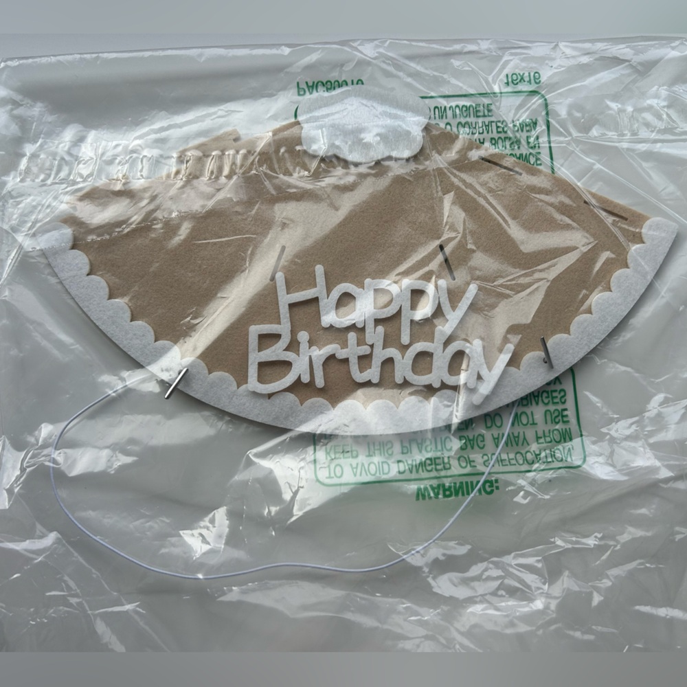 Happy Birthday Felt Hat